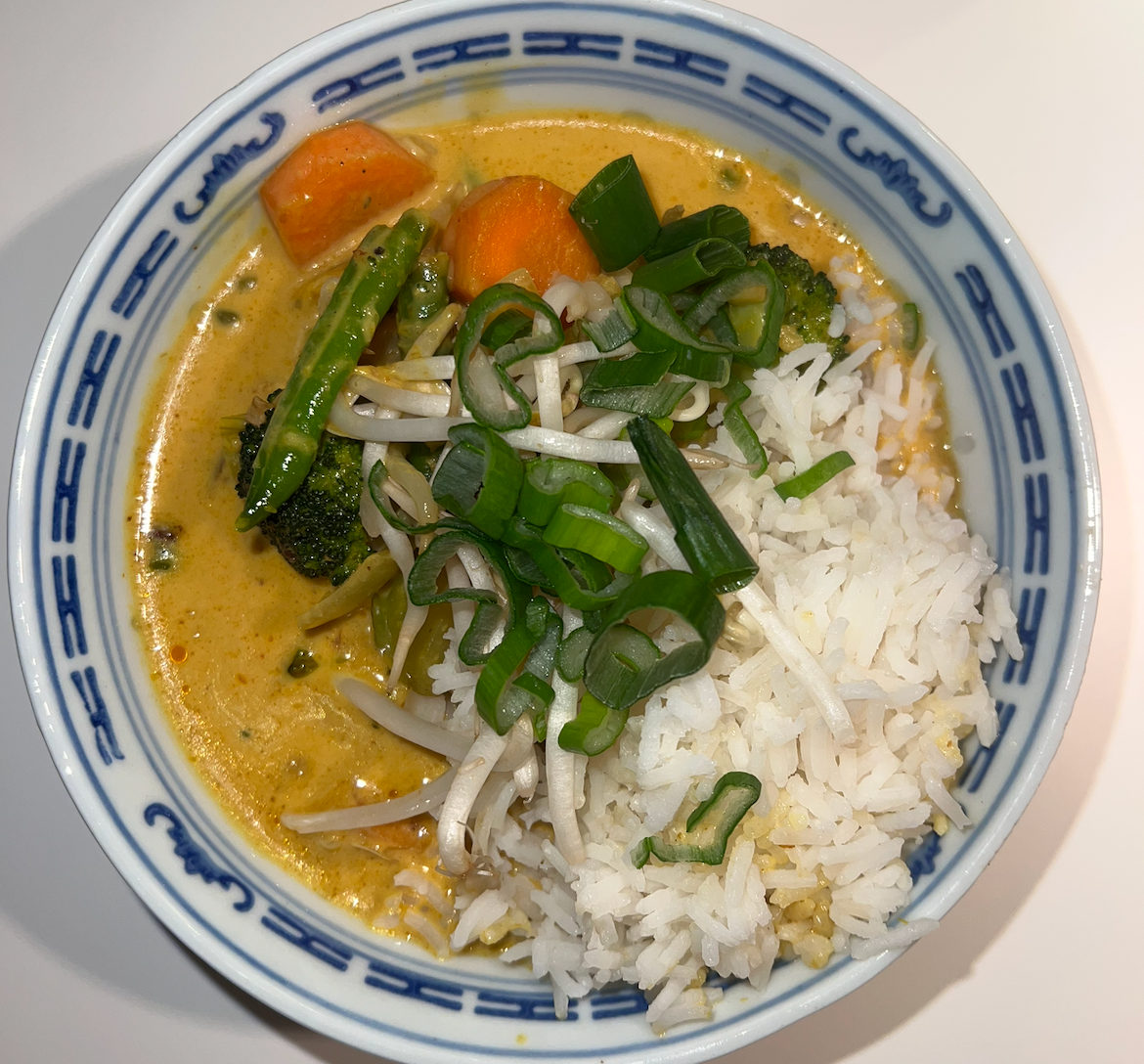 Red Curry med kylling og grøntsager